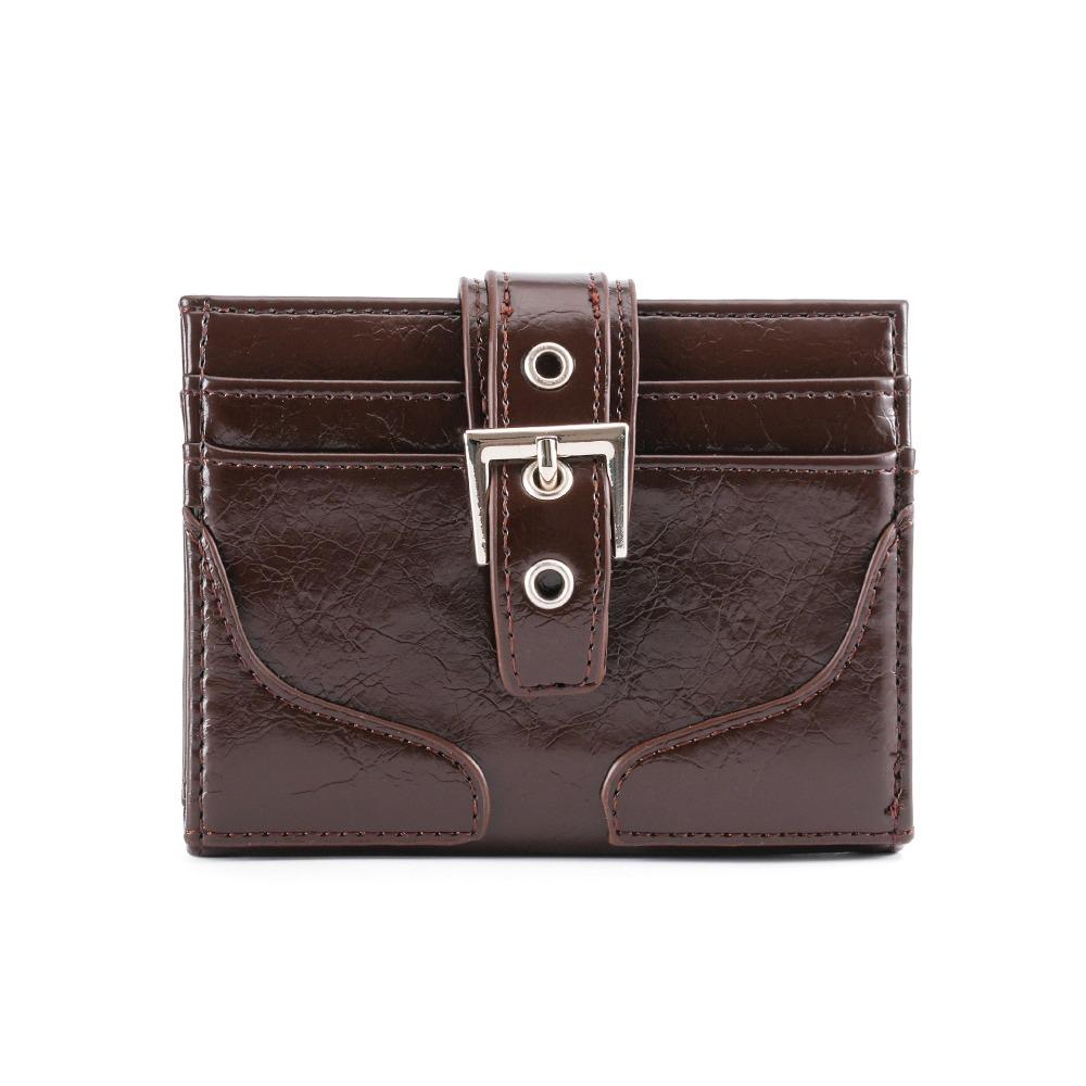 Purse Women Short Wallet Korean Style Coin Pouch Retro Card Bag Card Storage Bag