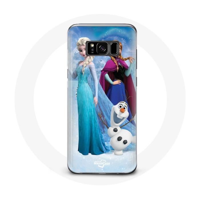 Coque - maniacase - Samsung Galaxy S8 plus - La Reine Des Neiges - Souple - Protection enfant