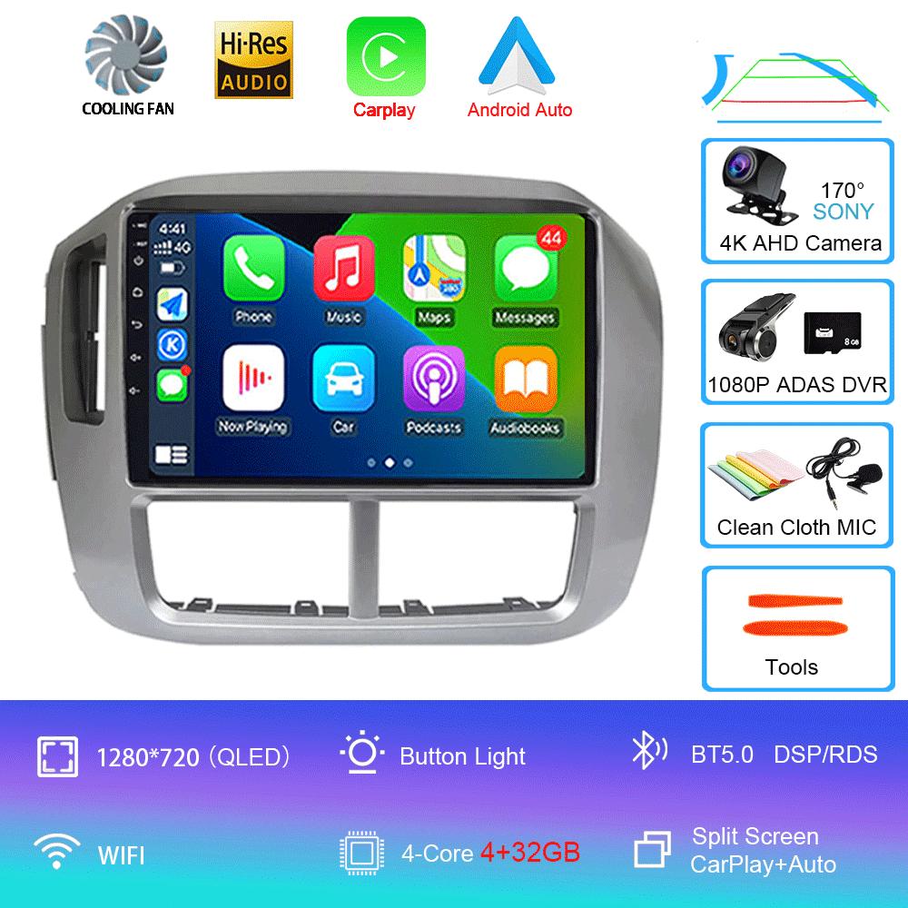 Android 14 Carplay Auto WIFI+4G Для Honda Pilot 2006 2007 2008 Автомагнитола GPS Стерео Мультимедийный Видеоплеер 2din Головное Устройство Аудио