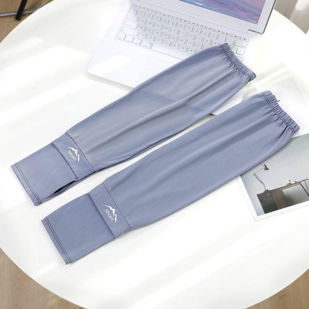 UV Insulation Ice Silk Sleeves Anti-UV Cycling Gloves Breathable Sunscreen Arm Sleeve  Summer