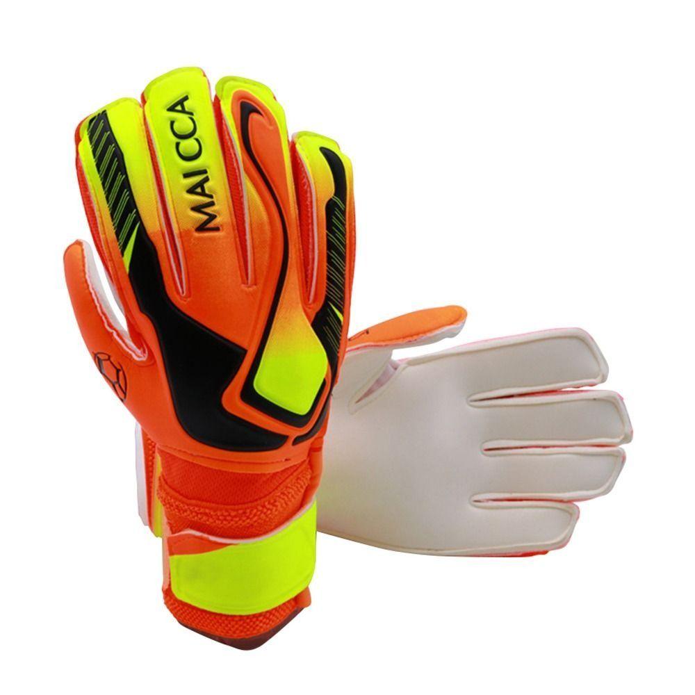 1 Pair Non-Slip Soccer Goalie Gloves Wear-Resistant Kids Football Goalie Gloves  Soccer