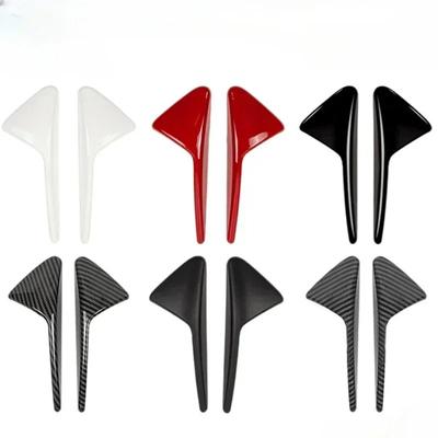 2 шт. для Tesla Model 3 Y X S Накладка для защиты боковой камеры из АБС-пластика под углеволокно для Tesla Model 3 Model Y Автоаксессуары 2017-2025