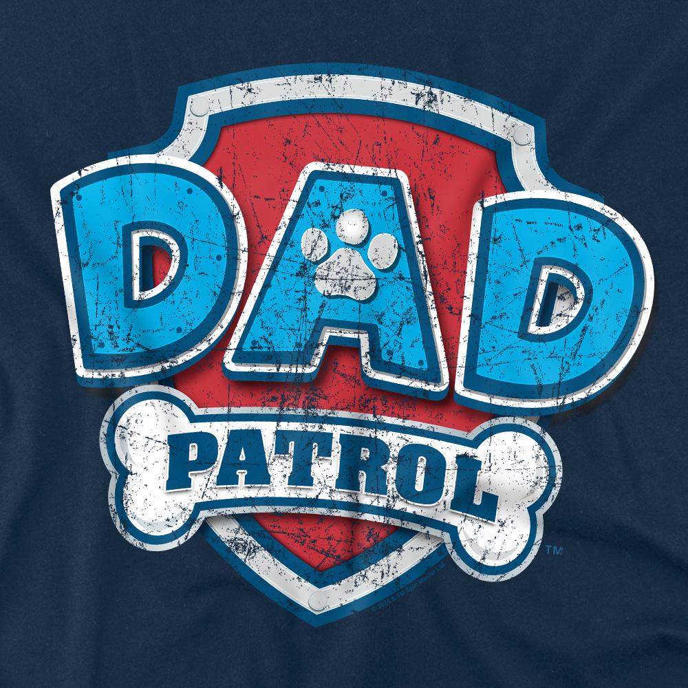 Paw Patrol Mens Dad Patrol Fathers Day T-Shirt