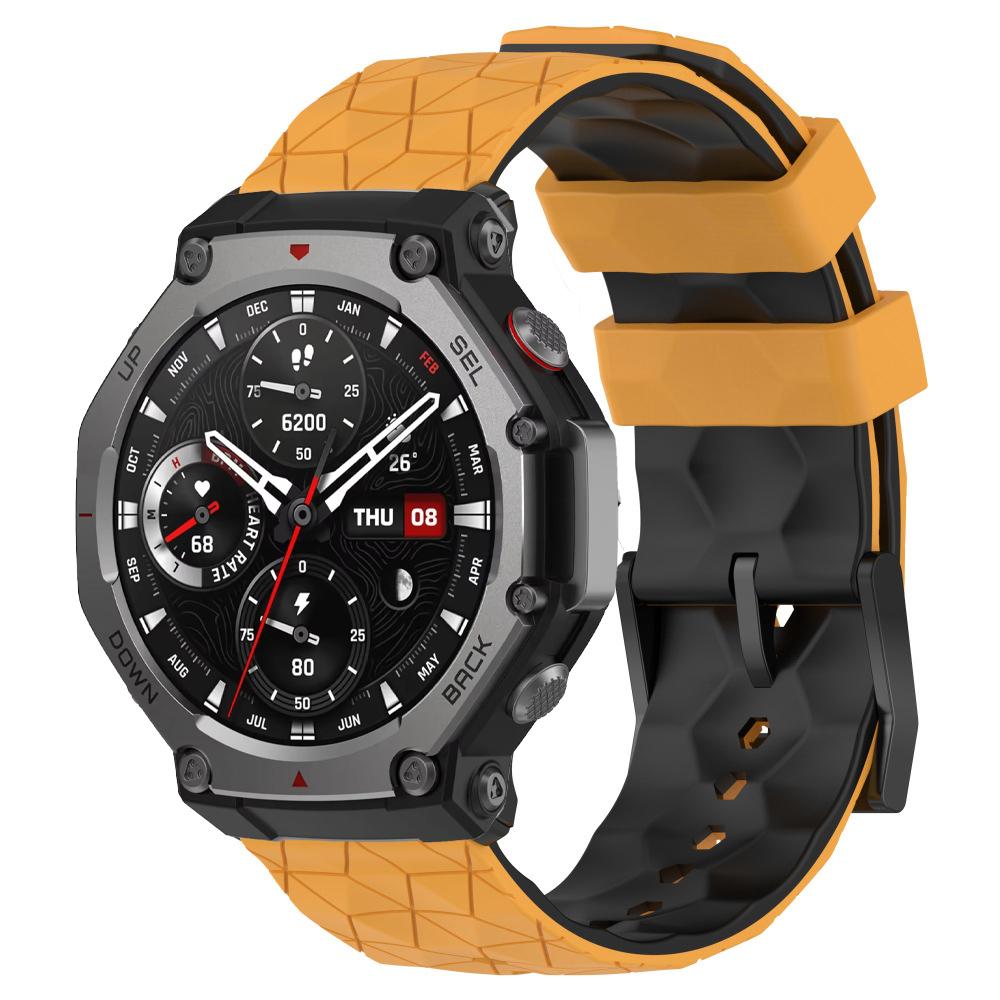 Силиконовый ремешок для умных часов Amazfit T-Rex 3, спортивный сменный браслет для Amazfit T rex 3 с футбольным узором, браслет Correa