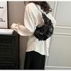 Trendy Korean Style Sparkly Chain Underarm Dumpling Bag Women's Bag 2023 New Winter Shoulder Crossbody Bag