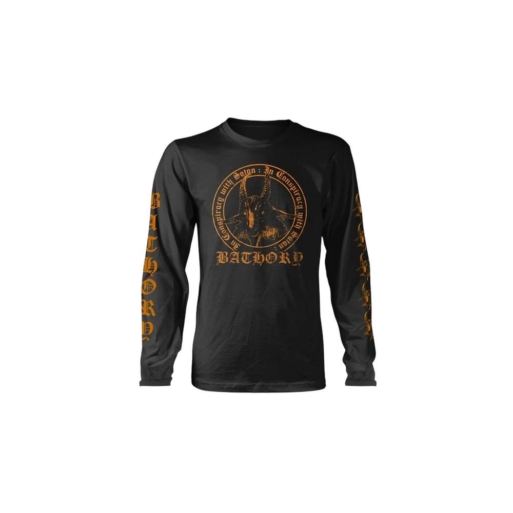 Bathory Mens In Conspiracy With Satan Long-Sleeved T-Shirt