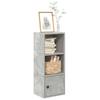 VidaXL Bookcase Concrete Grey 31x24x77 Cm Engineered Wood, Bookshelf, Storage Rack, Book Holder, 860331