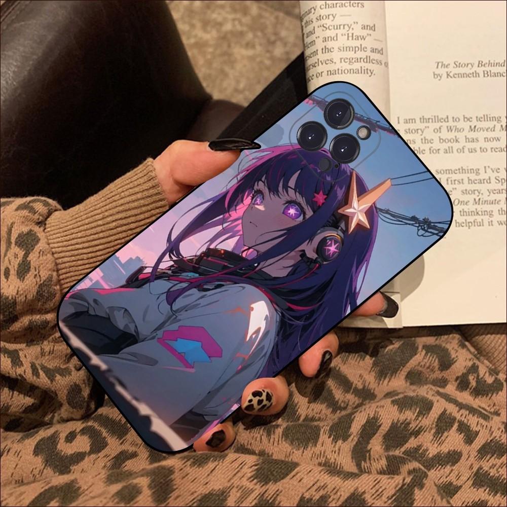 Чехол для телефона с изображением Аниме Оши но Ко Хосино Ай Для iPhone 15 14 11 12 13 Mini Pro XS Max Чехол 6 7 8 Plus X XR SE 2020 Funda Shell