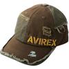 Distressed Remake Low Cap 6 Panel Full Cap Baseball Cap Cotton Cap Hat Cap Black All Season Deep Spring Summer Khaki 01 [AVIREX] Men's