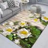 New Vintage Flower Pattern Carpet Home Decor Living Room Carpet Sofa Coffee Mat Washable Non-slip Bath Kitchen Bedroom Floor Mat