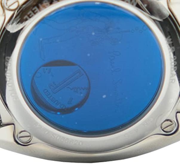 Paul Smith Watch Closed Eyes Automatic Orange Diver Men's