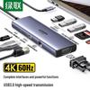 Ugreen USB-C 9-в-1 Хаб с HDMI 4K 60 Гц, VGA, 100 Вт PD и Gigabit Ethernet