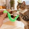 Интерактивные игрушки для кошек Цветной прыгающий мяч Товары для домашних животных Головоломка Скрученный червяк Дразнилка Для домашней кошки Червяк Гусеница Эластичные игрушки