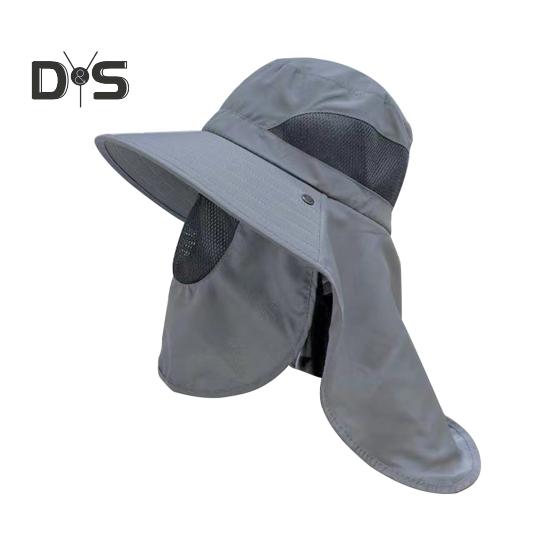 Летняя шляпа с защитой от ультрафиолета для мужчин и женщин, шляпа-ведро с козырьком, защитой шеи и лица, широкополая шляпа рыбака для рыбалки, кемпинга, пешего туризма