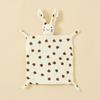Baby Animal Cotton Swaddle With Plush Rabbit Toy For Sleep And Comfort