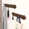 Luxury Robe Solid Wooden Coat Rack with 4/5/6/7/8 Hooks Wall Clothes Hanger Keys Hat Storage Hanging for Entrance Hall Furniture