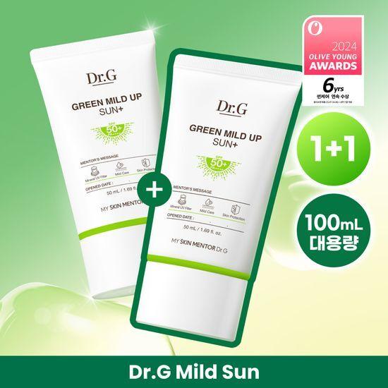 Dr.G Зеленый Mild Up Sun Plus 50 мл Специальное предложение (50+50+10/50+20/50+50)