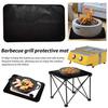 Противопожарный коврик для барбекю для уличного гриля Двустороннее силиконовое покрытие Водонепроницаемый