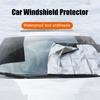 1/2 шт. Чехол на лобовое стекло Противоугонный Ветрозащитный Солнцезащитный Водонепроницаемый Защита от мороза для легковых автомобилей, внедорожников, грузовиков Тяжелый Зимний Чехол от снега и льда с присосками