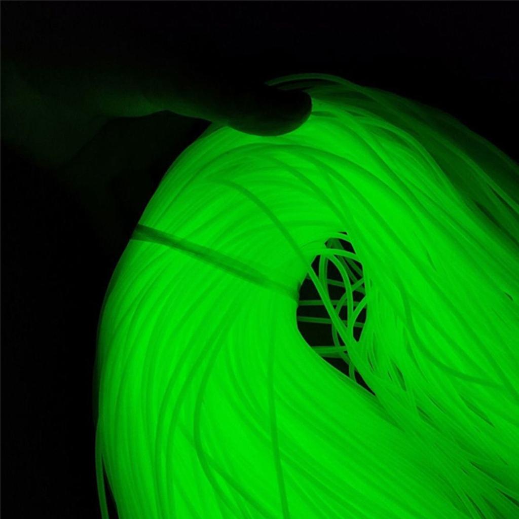 Светящаяся силиконовая светящаяся трубка 0,8/1/1,2/1,5/1,8/2 мм Рукава для крючков поводкового материала Оснастка Трубка Мягкая трубка для поводкового материала Рыболовные снасти