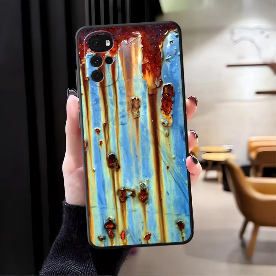 Rust Marks Case for Moto X30 Pro Edge 20 30 S30 Pro Funda Phone Cover