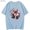 Helltaker Manga Anime T-shirt Casual Soft Short Sleeve Tshirt 100% Cotton Tee-shirt Fashion Pouplar Cute Comic Men/women Tshirts