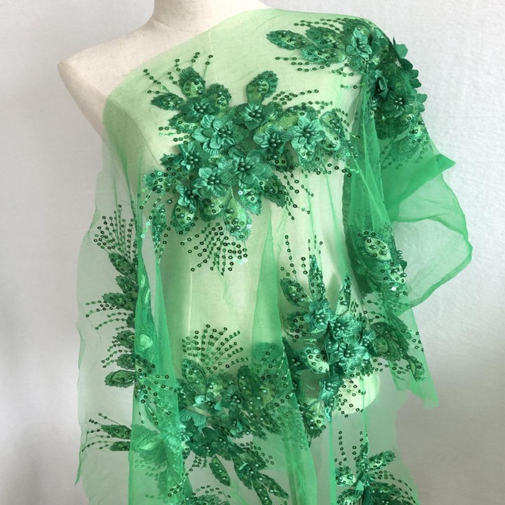 Bead Phoenix Tail Flower Flower Mesh Embroidery Embroidery Patches New Clothing Sew Patches Skirt