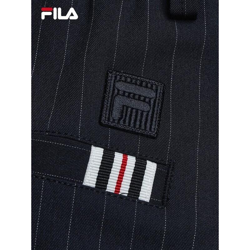 Fila Мужские полосатые свободные прямые повседневные брюки