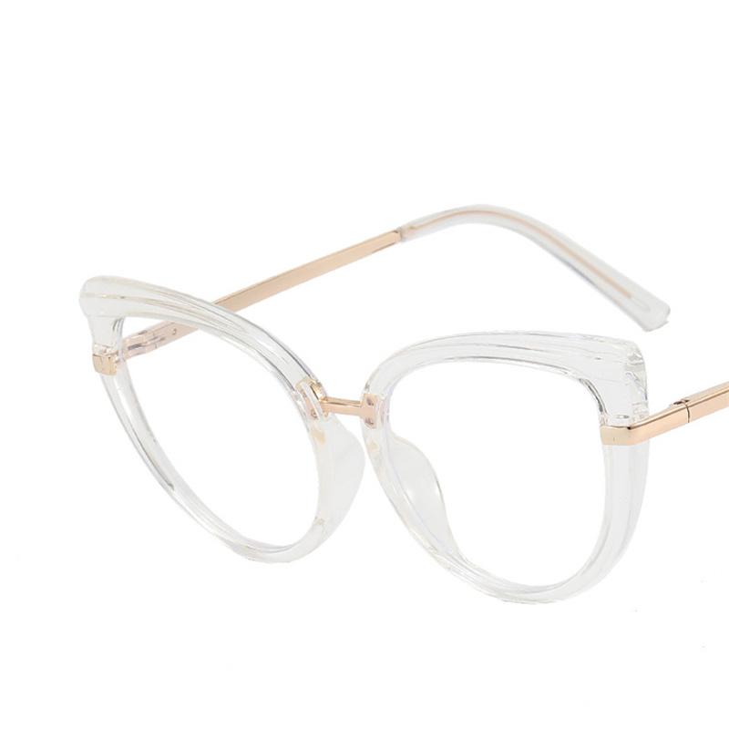 Модная оправа для очков 'Кошачий глаз' с защитой от синего света для женщин Оптические очки с блокировкой синего света Аксессуары Cateye