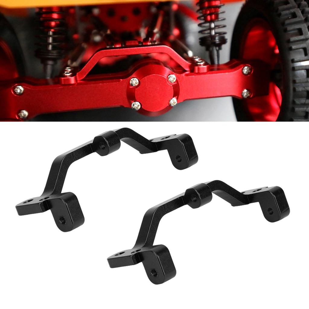 Крепления передней и задней тяги из алюминиевого сплава, подходят для MN D90 MN 99 MN 91 FJ 45, детали для апгрейда(Черный 1 шт. )