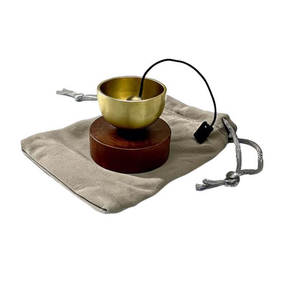 Мини-набор поющих чаш Прост в использовании Медная медитационная звуковая чаша Йога Медитация Расслабление Снятие стресса Чакра-исцеляющая чаша Портативный духовный подарок