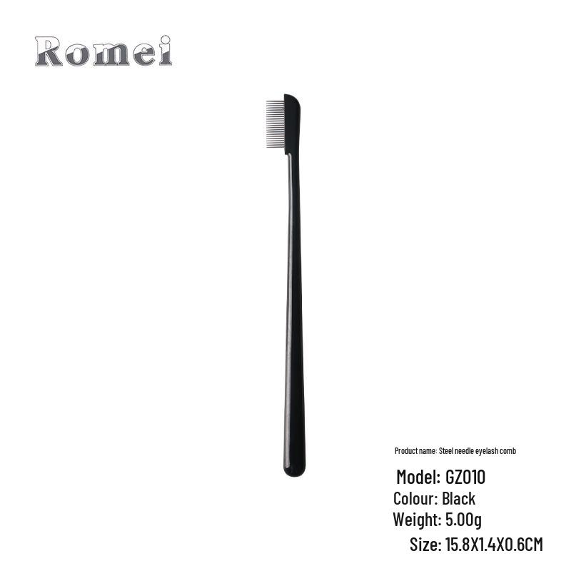 Инструмент-расческа для бровей и ресниц с иглой из нержавеющей стали