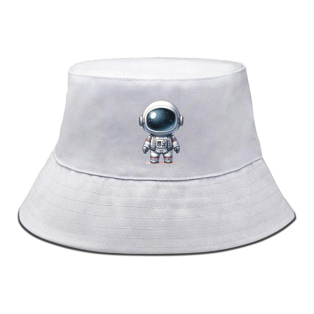 Панама с принтом «Маленький астронавт», Мужская шляпа с широкими полями, Простая, Двусторонняя, Пляжная кепка