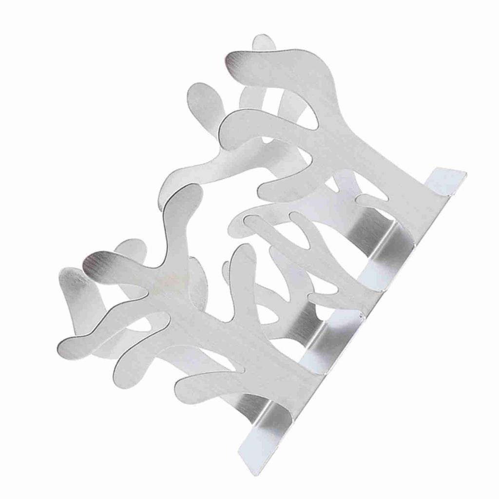 Нержавеющая сталь Растения Форма Держатель для салфеток Диспенсер Стойка для салфеток Столовая стойка для бумаги