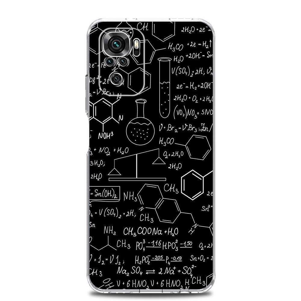 Чехол для телефона Физика Химия Математика Для Xiaomi Redmi Note 15 14 13 12 4G 10 11 Pro Plus 5G 14C 13C 12C 10C 9A