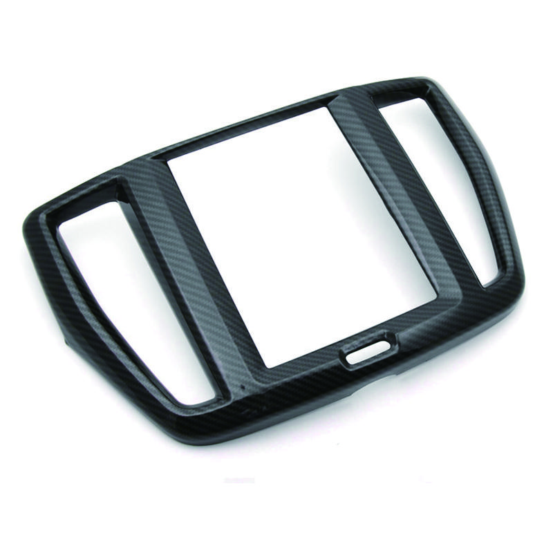 ABS углеродное волокно, автонавигационная панель, декоративная крышка, наклейка, Стайлинг автомобиля для Volvo XC60 2018 