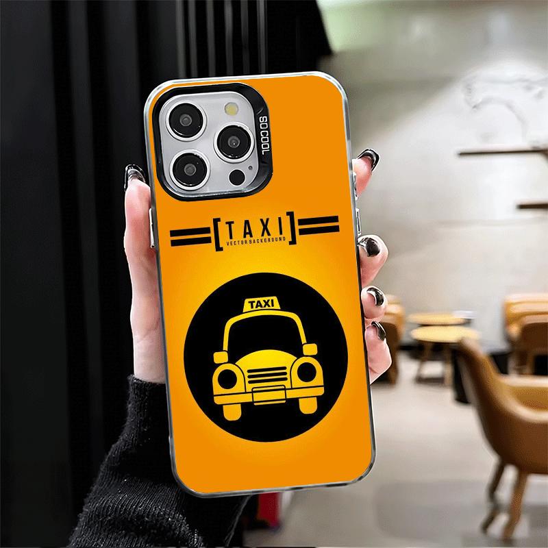 NYC Yellow Taxi Cabs Shockproof Phone Case for iPhone 17 Air 16 16E 15 Pro Max 14 Plus 13 Mini 12 Back Cover Anti Fall Fundas