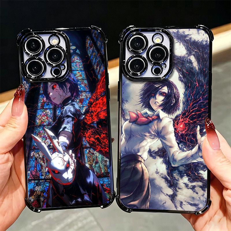 Мягкий чехол для телефона G-Ghouls Тоука Кирисима для Xiaomi Poco X7 X8 Pro Max X6 X5 X3 F8 Ultra F7 M8 M7 M5S Redmi 15C 15A 15 14C 13C 1