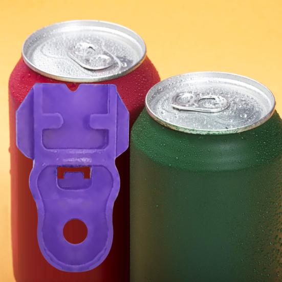 2 шт. консервные ножи компактный размер гладкие края портативные легкие многоразовые многоцелевые АБС-пластик ручные ручные открывалки для напитков и напитков кухонные принадлежности