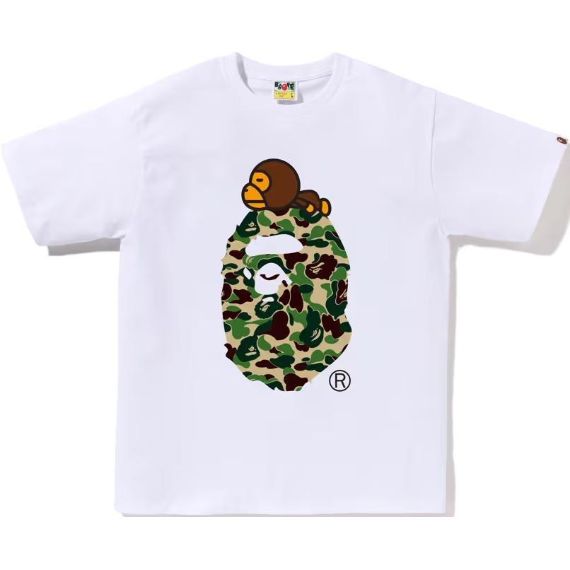 Bape Abc Camo Milo On Big Ape Tee Men's 2L30-110-002