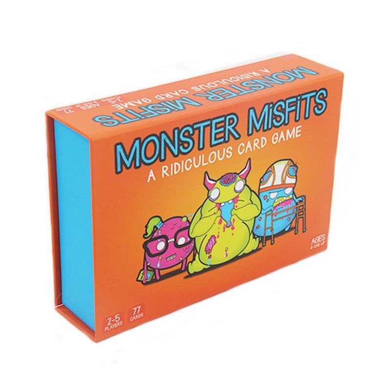 Funny Monster Misfits Card Game for 2-5 Players Tabletop Games Humorous Party Entertainment