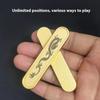 Magnetic Push Card Mechanical Slider Stress Reducing Toys Haptic Coin Antistresse Metal EDC Sensory Mini Fidget Decompression