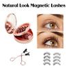 1 набор магнитных ресниц с пинцетом. Естественно выглядящие магнитные накладные ресницы с