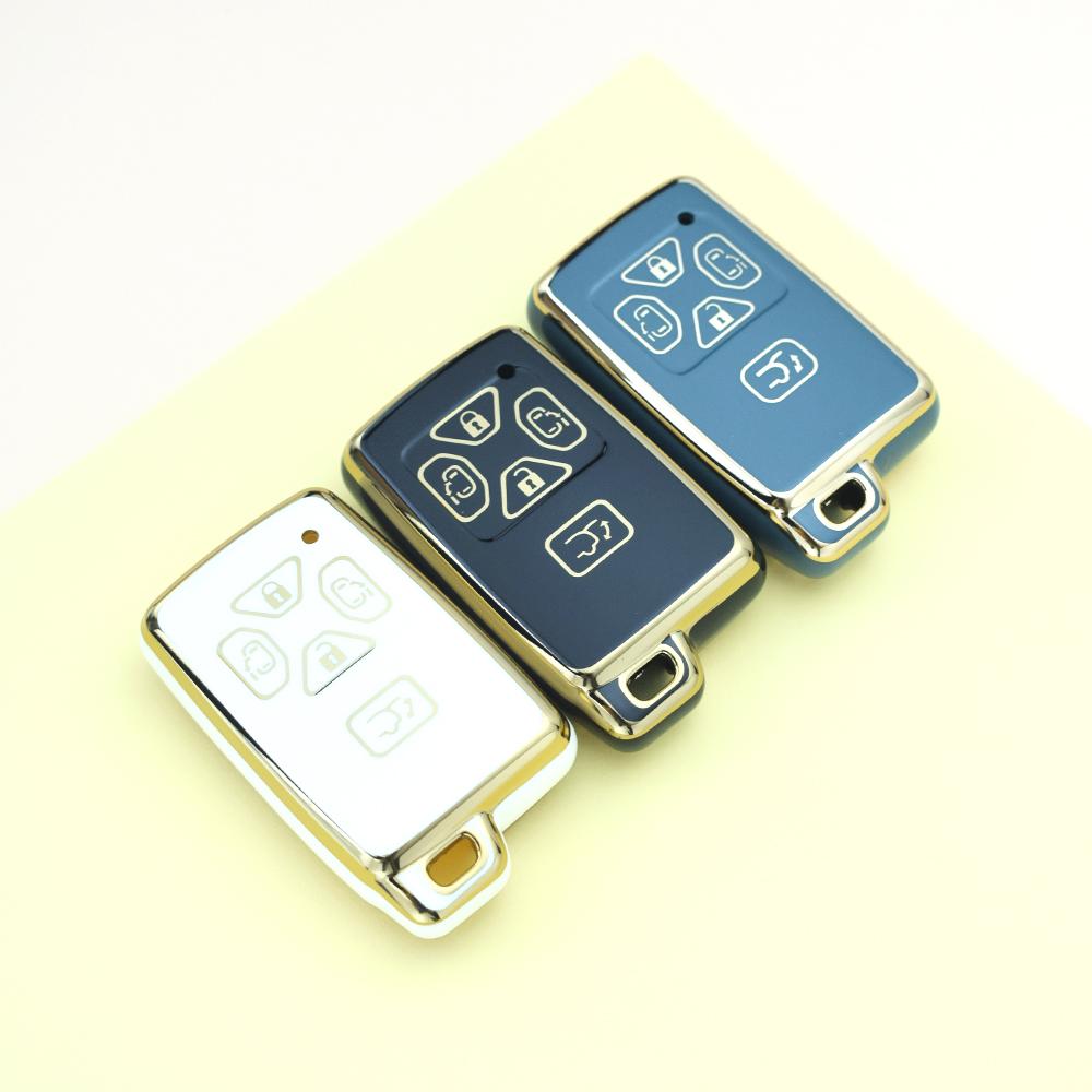 Модный ТПУ Чехол для Пульта Ключа Бесключевого Доступа для Toyota Noah Voxy Alphard Vellfire Previa Estima Isis Чехол-Крышка для Ключа Автомобиля 4/5 Кнопок