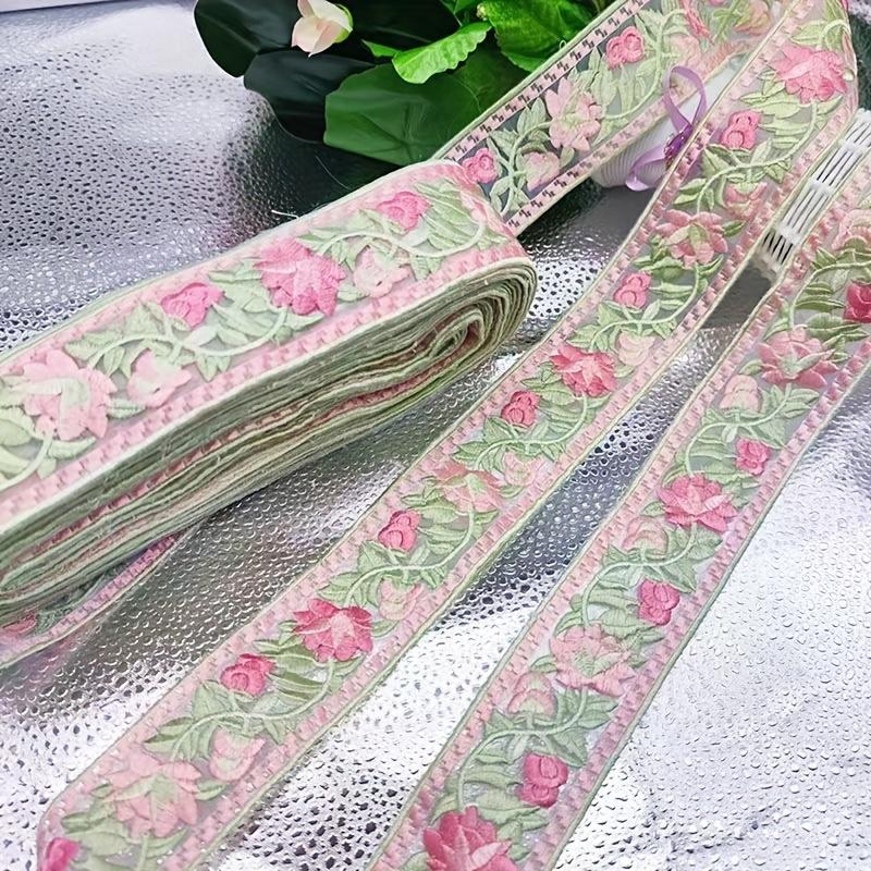 Винтажный этнический стиль Китайская вышивка кружево Китайский стиль органза вышивка Ханьфу одежда юбка боковой край аксессуары Аксессуары