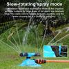 Water Sprinkler with 2 Spray Modes High Pressure Wide Range Coverage Easy To Install 360 Degree Rotating Lawn Sprinkler
