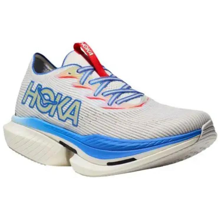 HOKA One One Cielo X1 Soft Comfortable Non-Slip Durable Low-Top Running Shoes Unisex Running Shoes Light-Gray 1147910-WHTV