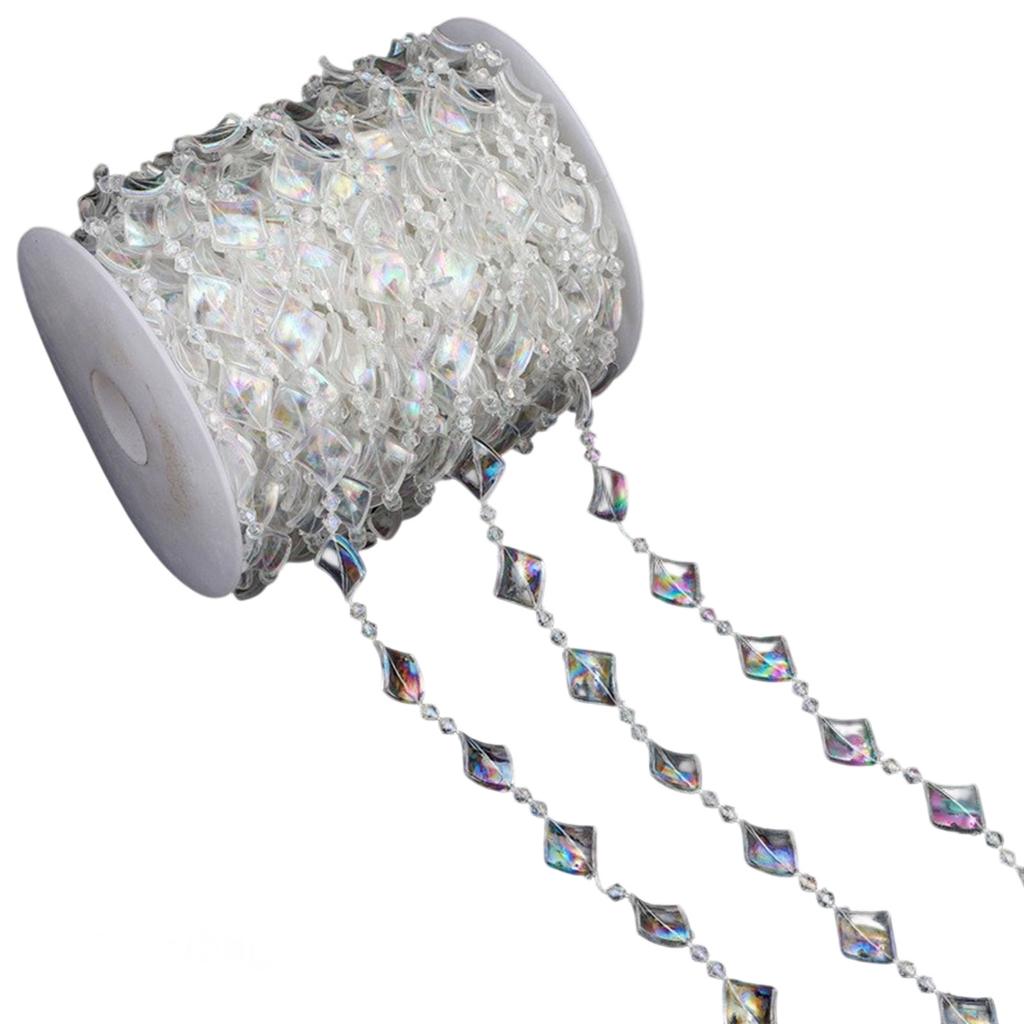 Bead Chain Clear Plastic Craft Bead String Handmade Jewelry Accessories For Art Craft Necklace Bracelets Jewelry Making