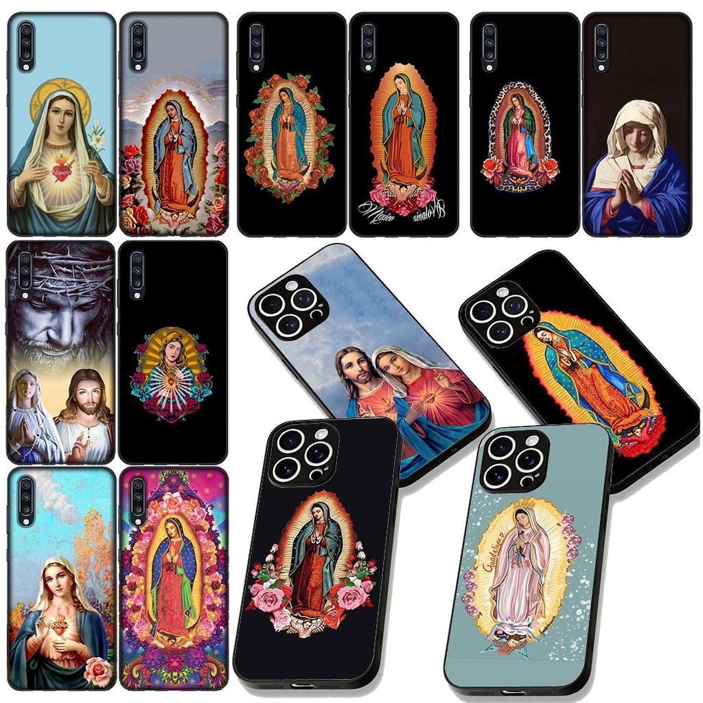 Virgen de Guadalupe Phone Case for Samsung Galaxy S22 S21 S20 FE Ultra Plus A35 A36 A37 A33 A34 A04 A71 Protective Cover