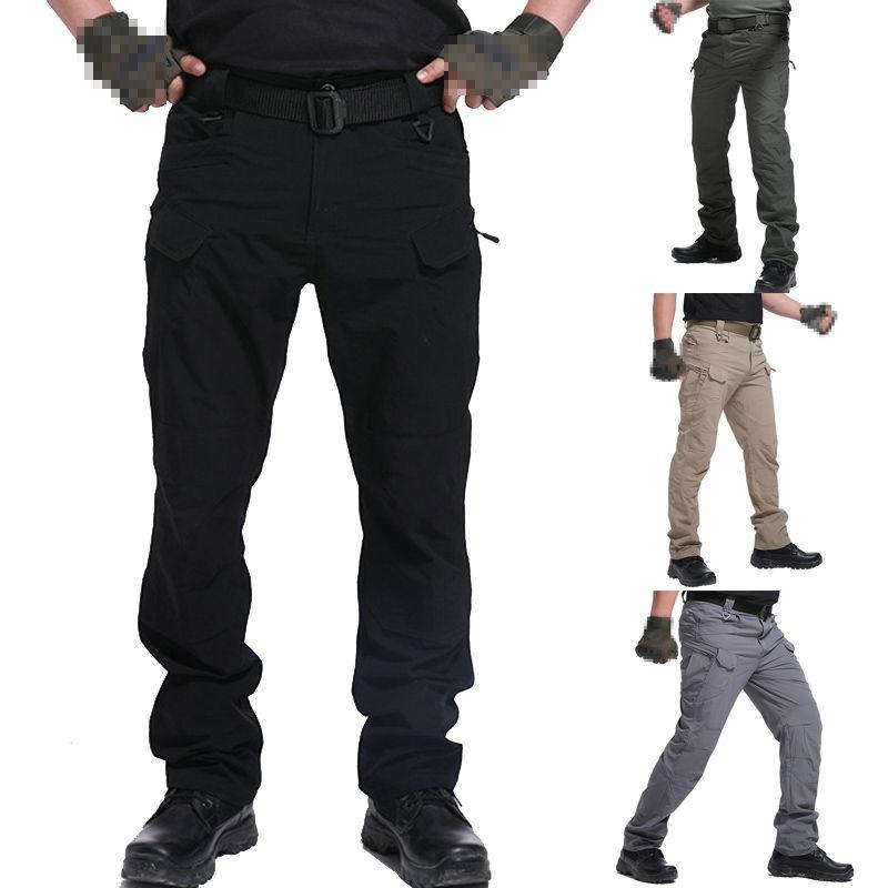 Tactical Cargo Men Trousers Outdoor Hiking Windproof Military Combat Pants Sport